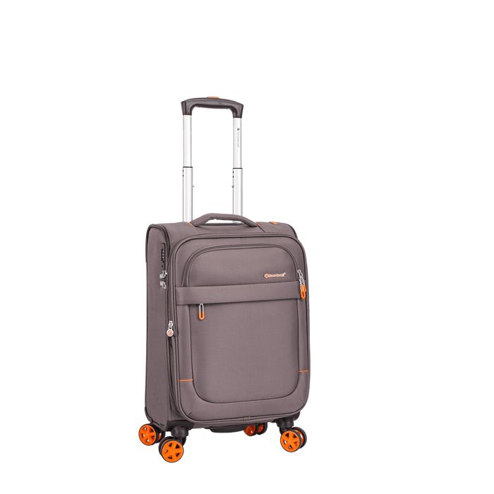 Valise cabine souple 48203 Extensible 55 cm Light Coffee