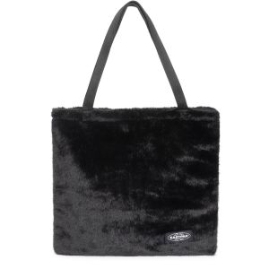 Sac shopping Charlie 46 cm effet fourrure Fuzzy Black