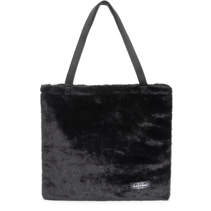 Sac shopping Charlie 46 cm effet fourrure Fuzzy Black