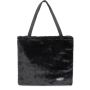 Sac shopping Charlie 46 cm effet fourrure Fuzzy Black