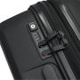 Valise rigide Belmont Plus Extensible 70 cm Matières Recyclées Noir