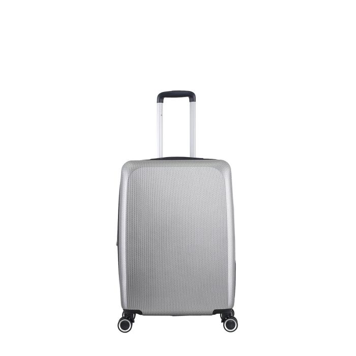 Valise cabine rigide 379 Extensible 55 cm Argent