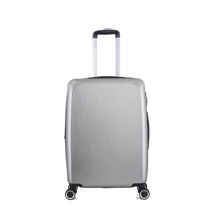 Valise rigide 379 Extensible 66 cm Argent