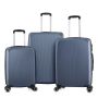 Lot de 3 valises rigides 379 Extensibles 55, 66 et 76 cm Bleu