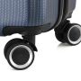 Lot de 3 valises rigides 379 Extensibles 55, 66 et 76 cm Bleu