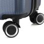 Lot de 3 valises rigides 379 Extensibles 55, 66 et 76 cm Bleu