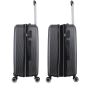 Lot de 3 valises rigides 379 Extensibles 55, 66 et 76 cm Noir
