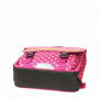 Cartable 35 cm Rose à pois blancs