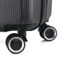 Lot de 3 valises rigides 379 Extensibles 55, 66 et 76 cm Noir