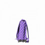 Cartable 35 cm Violet à pois blancs