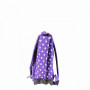 Cartable 38 cm Violet à pois blancs
