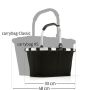 Panier à provisions Carrybag 48 cm Herringbone Grey