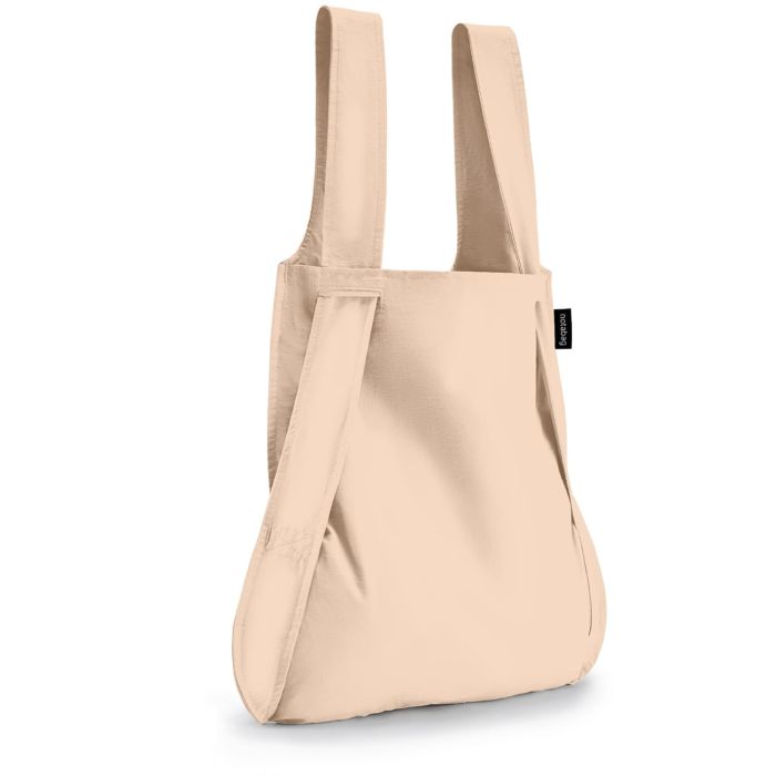 Sac shopping pliable avec pochette 65 cm Sand