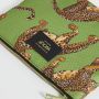 Pochette large 21 cm Olive Leopard