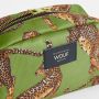 Trousse de Toilette 21cm Olive Leopard
