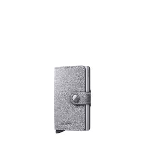 Porte-cartes Miniwallet anti-RFID 10.2 cm Glitter Silver Porte-cartes Miniwallet anti-RFID 10.2 cm Glitter Silver