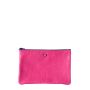 Pochette Camille en cuir UpCyclé 21 cm Vie en Rose
