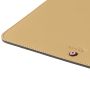 Tapis de souris Alphonse en cuir Lisse 23 cm Flocon Blanc