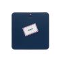 Tapis de souris Alphonse en cuir Lisse 23 cm Lune Bleue