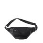 Sac banane Gérard en cuir grainé 36 cm Noir c'est Noir