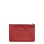 Pochette Camille Elysée en cuir Lisse 21 cm Vigne Rouge