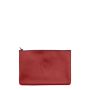Pochette Camille Elysée en cuir Lisse 21 cm Vigne Rouge