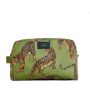 Trousse de toilette large 29,5 cm Olive Leopard