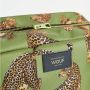 Trousse de toilette large 29,5 cm Olive Leopard