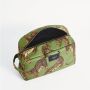 Trousse de toilette large 29,5 cm Olive Leopard