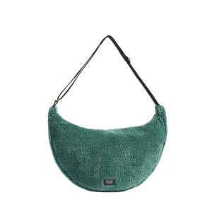 Sac bandoulière L 45 cm en Teddy Moss