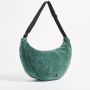 Sac bandoulière L 45 cm en Teddy Moss