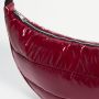 Sac bandoulière L 45 cm en matelassée Burgundy Glossy