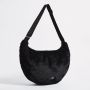 Sac bandoulière L 45 cm en fausse fourrure Black Forest