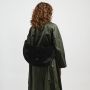 Sac bandoulière L 45 cm en fausse fourrure Black Forest
