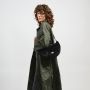 Sac bandoulière 30 cm en fausse fourrure Black Forest