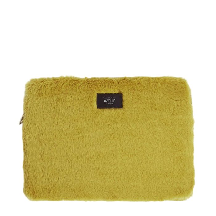 Housse ordinateur 13" et 14" 32.5 cm en fausse fourrure Foxie