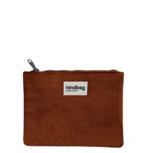 Pochette Lou 20 cm Chocolat