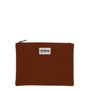 Pochette Ema 25 cm Chocolat