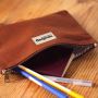 Pochette Ema 25 cm Chocolat
