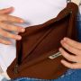Sac banane Olivia 32 cm Chocolat