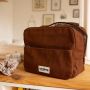 Trousse de toilette Alix 25 cm Chocolat