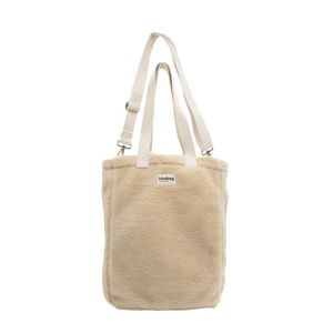 Sac shopping Paul 38cm Teddy Beige
