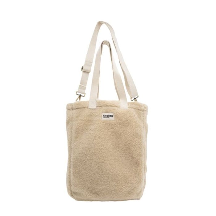 Sac shopping Paul 38cm Teddy Beige