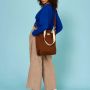 Sac shopping Paul 38cm Chocolat