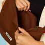 Sac banane Andréa 32 cm Chocolat