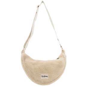 Sac banane Andréa 32 cm Teddy Beige