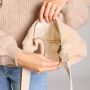 Sac banane Andréa 32 cm Teddy Beige