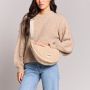 Sac banane Andréa 32 cm Teddy Beige