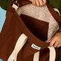 Sac Cabas Cesar 51 cm Chocolat