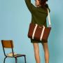 Sac Cabas Cesar 51 cm Chocolat